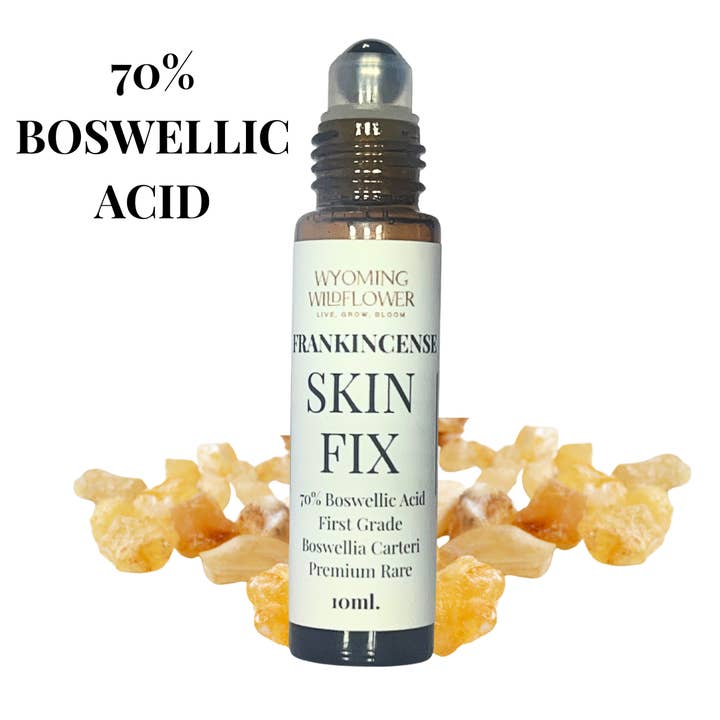 Frankincense Skin Fix- 70% Boswellic Acid Treatment Oil for wholesale by Wyoming Wildflower