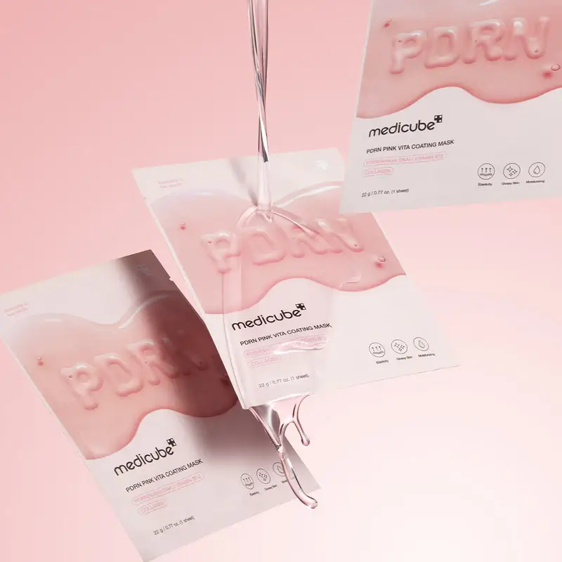 Kosmic - Kbeauty Skincare - Wholesale Gezichtsmasker - [Medicube] PDRN Pink Vita Coating Mask2