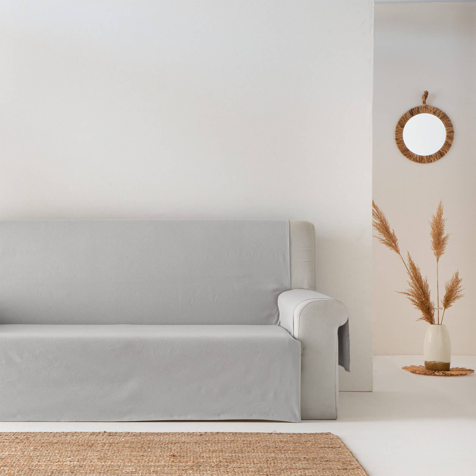 GAMUSI - Wholesale Chair/Sofa Slipcover - Smooth cotton plain sofa cover ALICANTE26