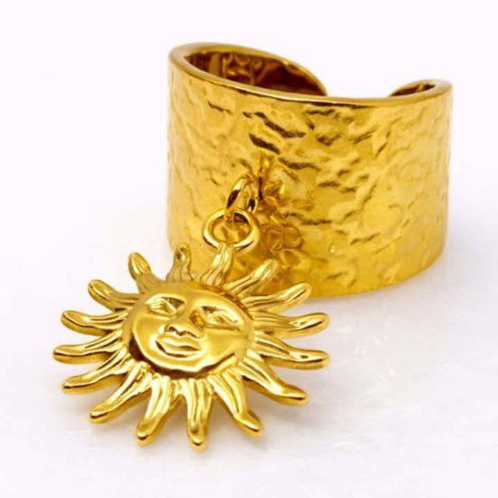 Ring Meine Sonne für den Großhandel von Poudre Bijoux