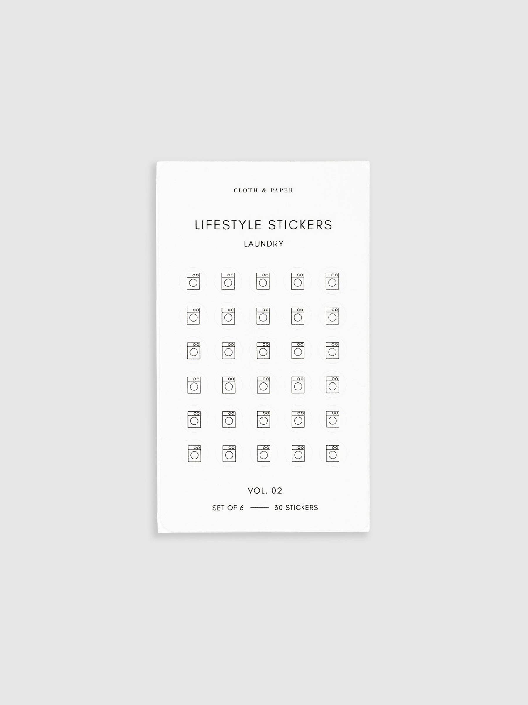 Transparent Mini Icon Stickers | Lifestyle for wholesale on Faire4