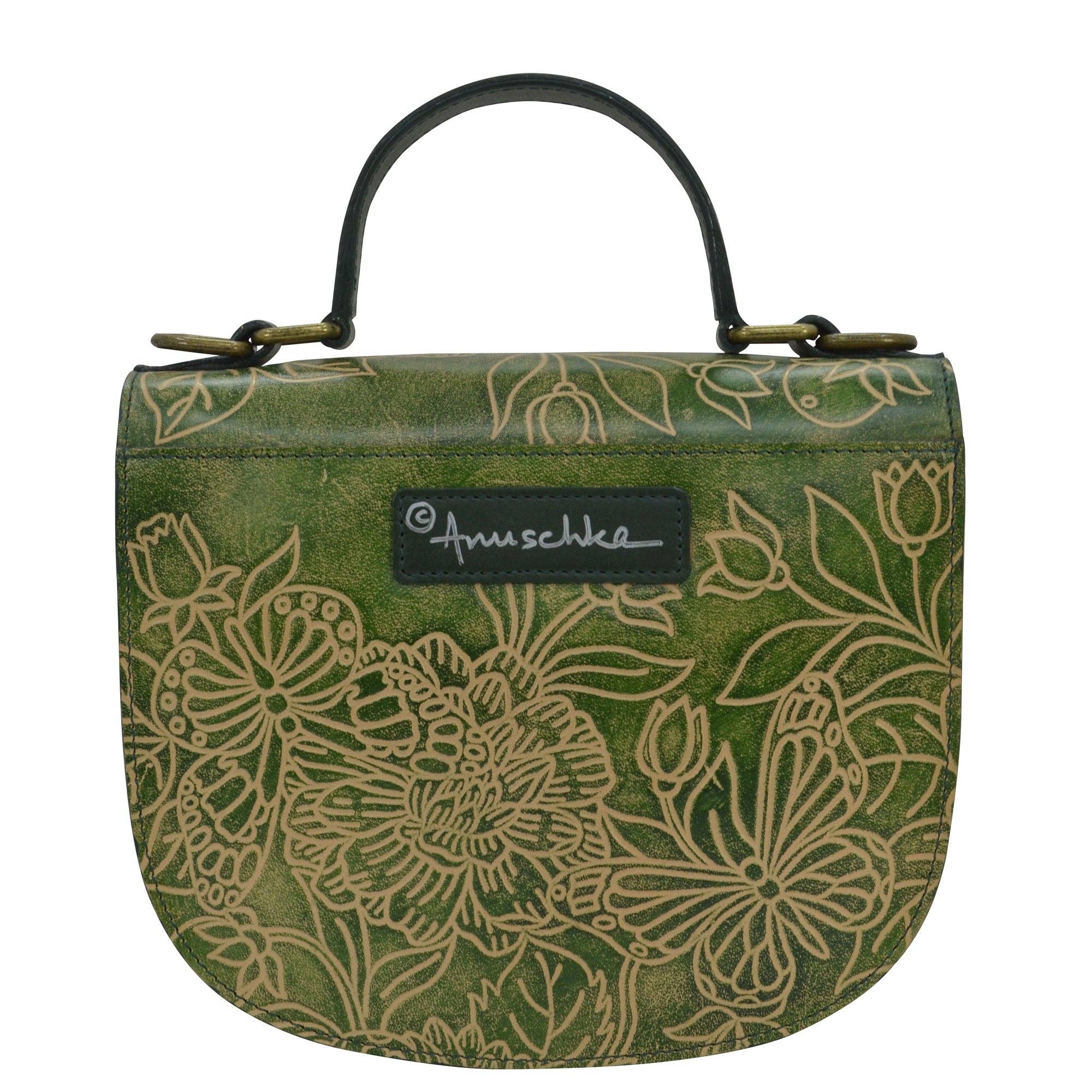 Anuschka | Vanya Lara (USA) - Wholesale Crossbody Bag - Women's - Hand-Painted Leather Flap Crossbody - 6941