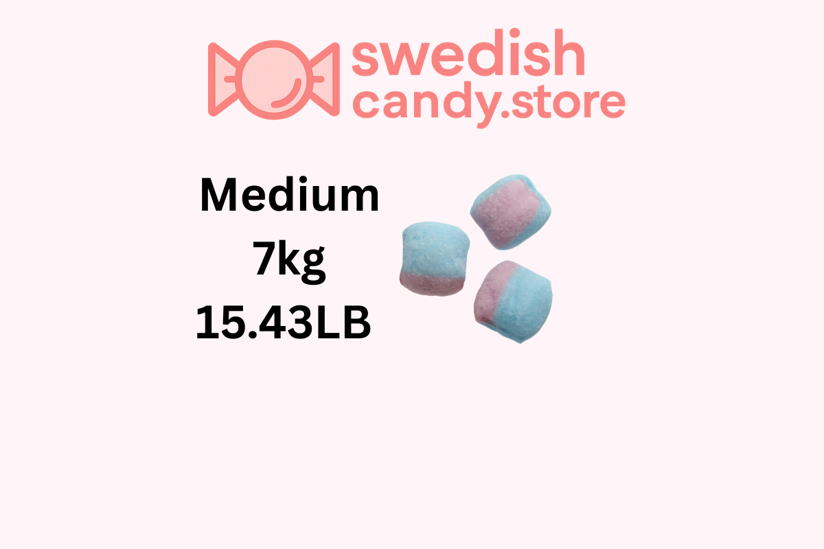 Swedish Candy.Store - Swedish Candy – Engroshandel Vingummi – Svensk slik sur Fizzyboll 3,5 kg/7,72 lb1
