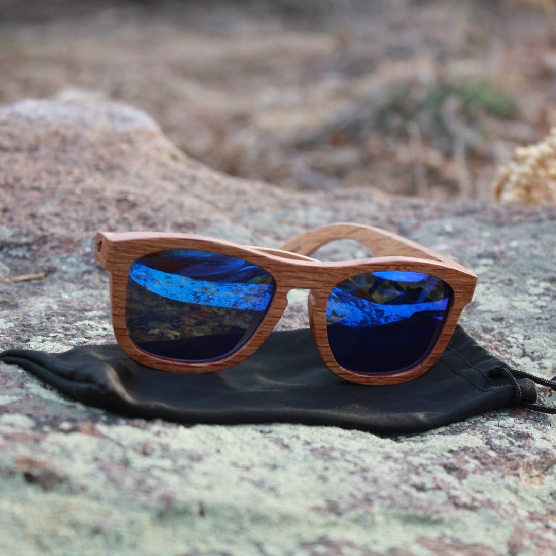 WUDN Handcrafted - Wholesale Sunglasses - Unisex - Real Zebra All Wood Jacks Sunglasses by WUDN17