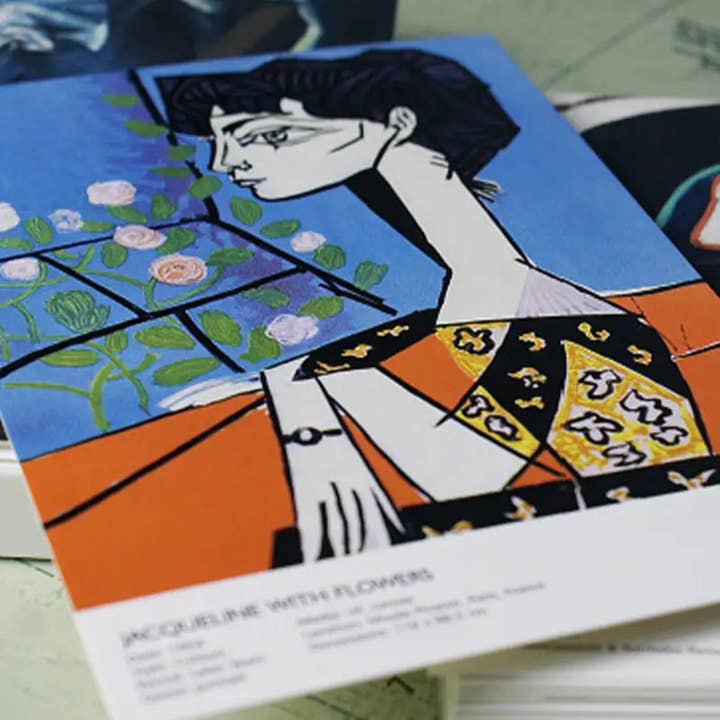 Magnifique Hearts - Wholesale Postcard - Picasso Postcards, Style Art Print, 3.9X5.5 in