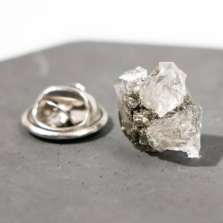 Rå Quartz Stål Tie Tack for engroshandel hos GEAUXD raw stone