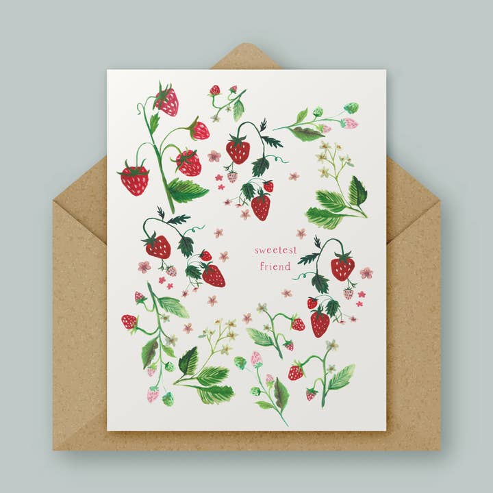 Liefste vriend Wenskaart voor wholesale door Angela Savage Illustration