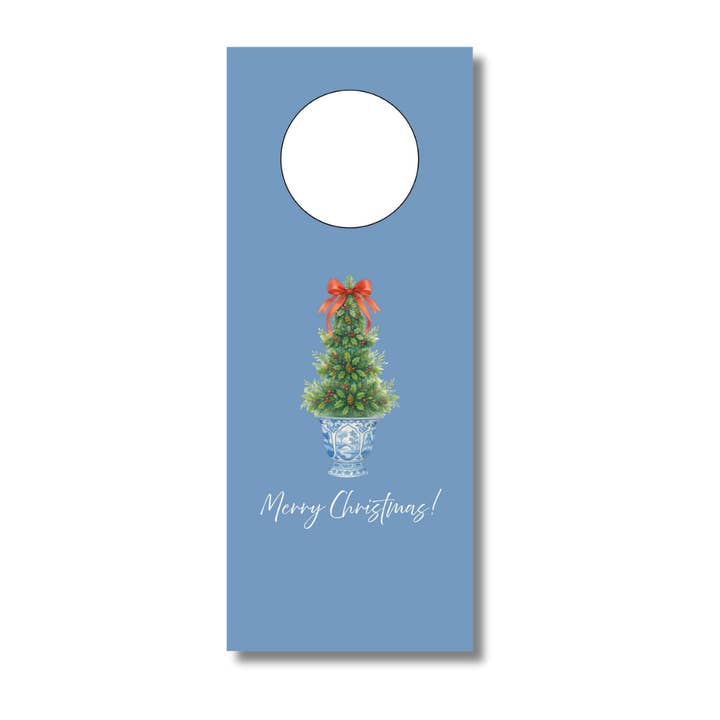 Chinoiserie juleflasketags – sæt med 6, fremstillet i USA for engroshandel hos Duncan Sister Designs