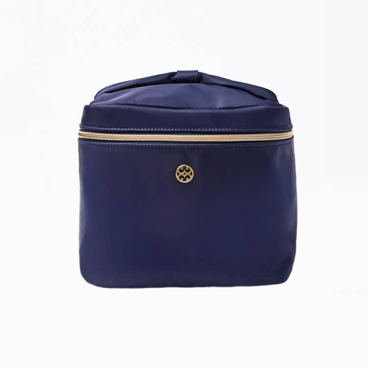 Bolsa de Maquilhagem Ultraglam | Floral Foulard Navy por atacado de Mary Square