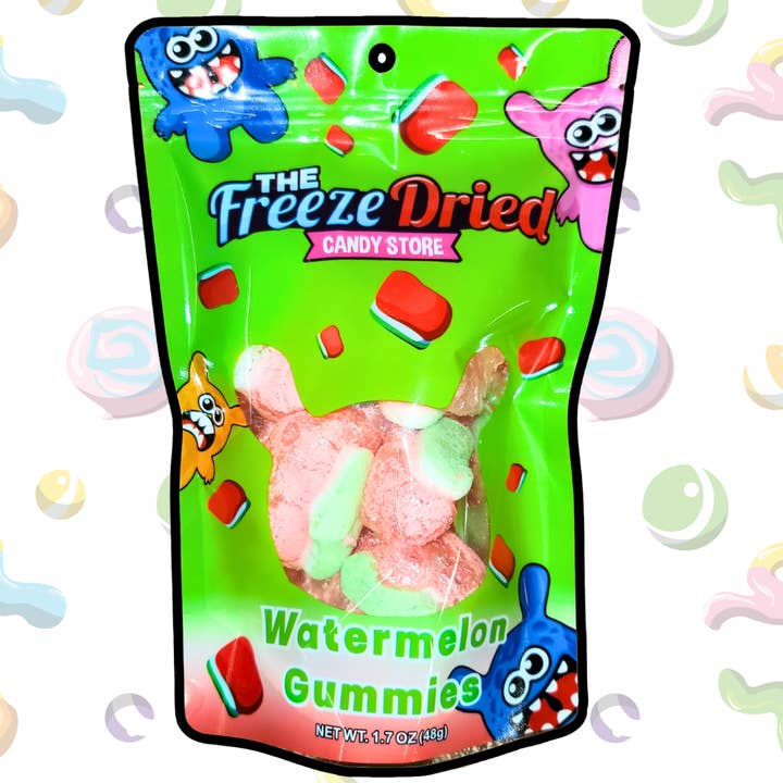Freeze Dried Watermelon Gummies for wholesale by The Freeze Dried Candy Store