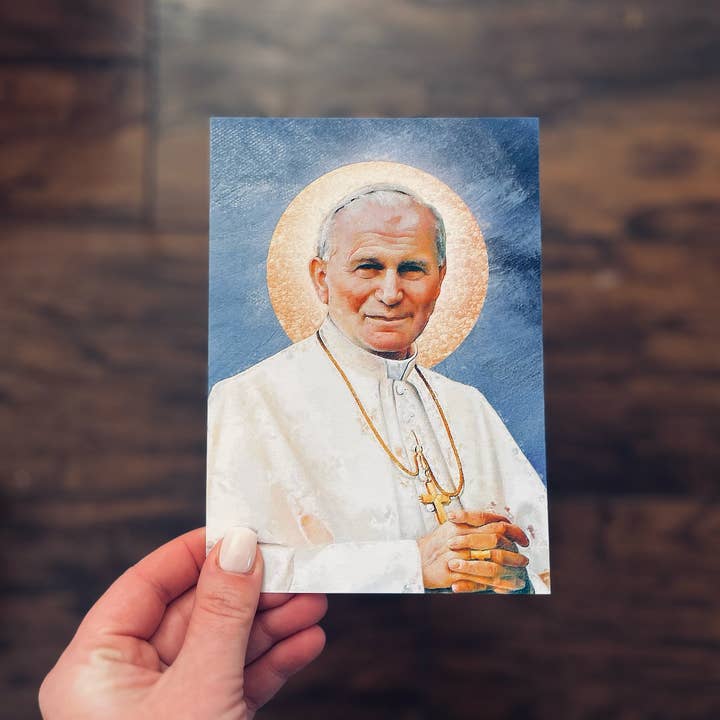 St. John Paul II Print for wholesale by Raising Faith Prints