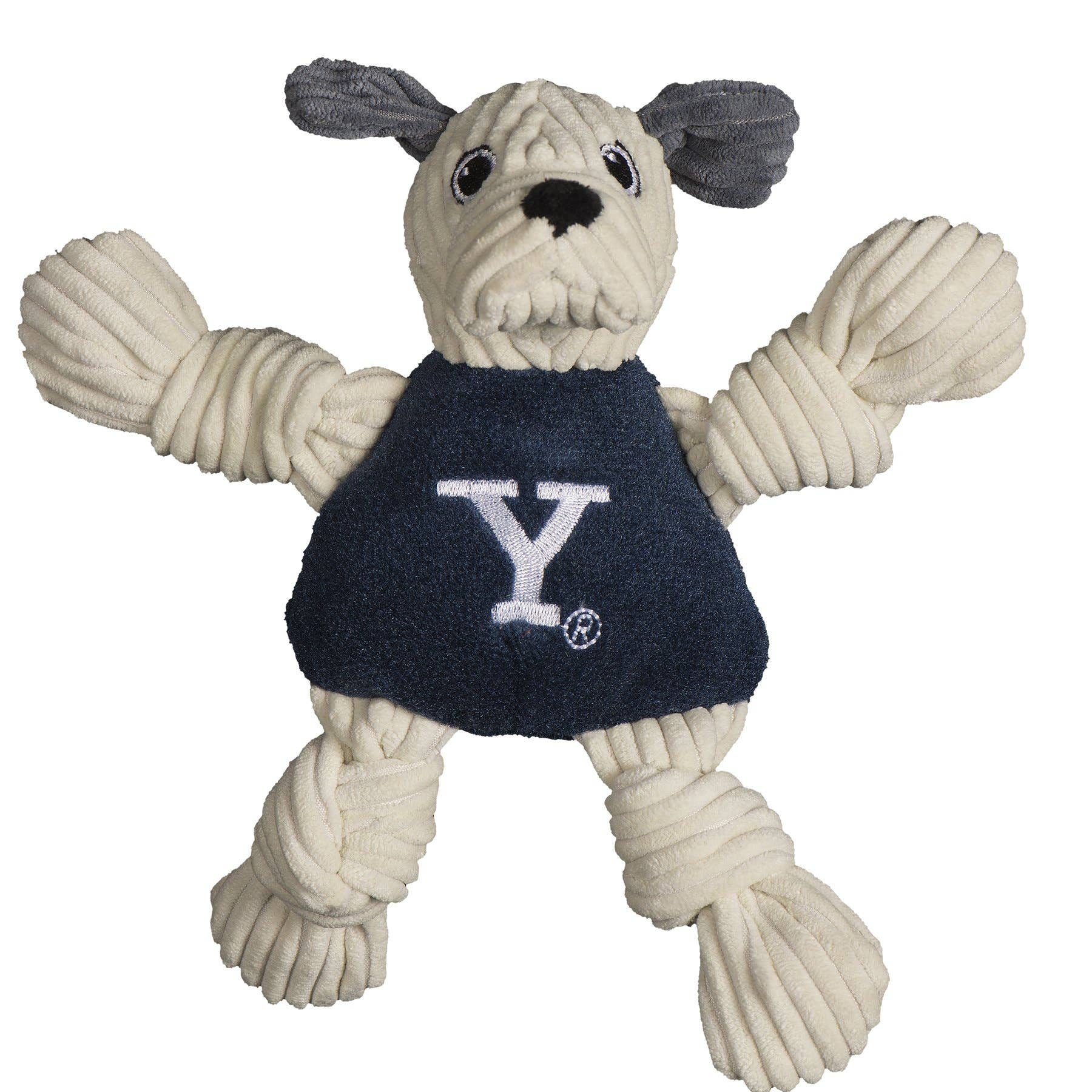 HuggleGroup - Wholesale Pet Plush Toy - Dog - Yale University, Handsome Dan Knottie® Plush Dog Toy0