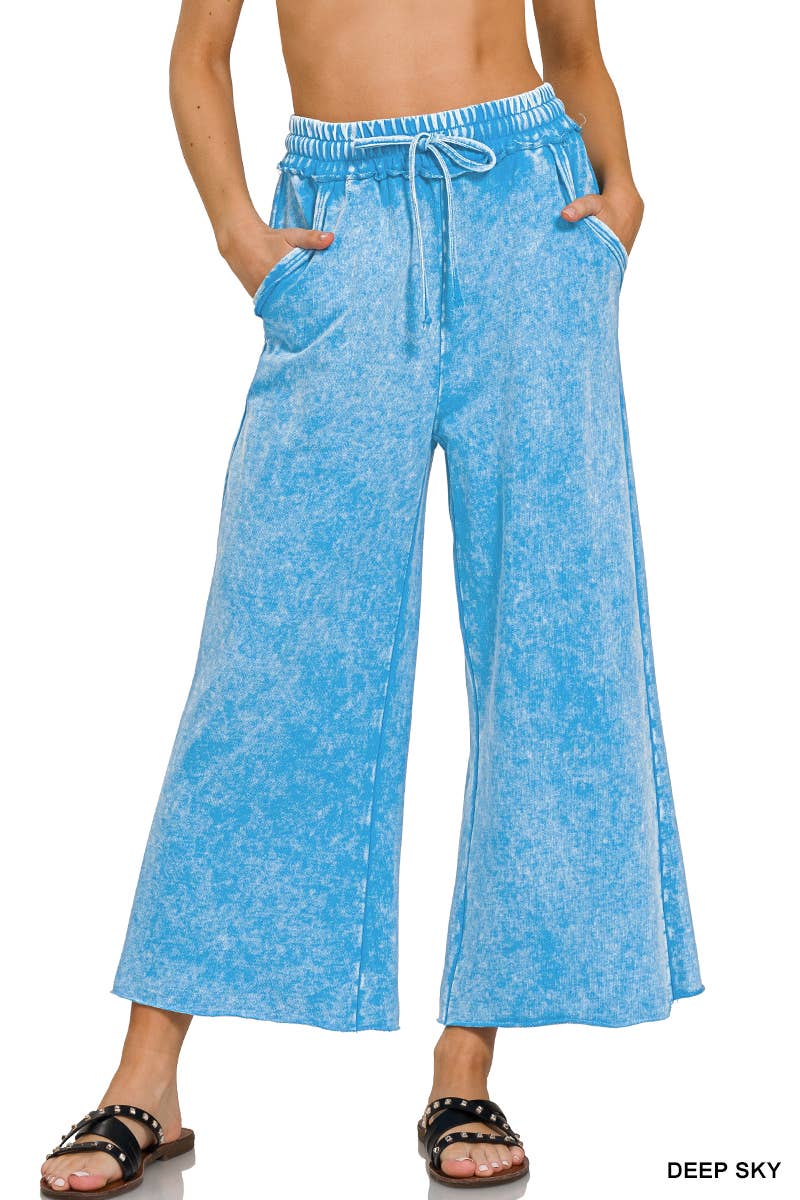 42POPS - Wholesale Pants - Women's - `.Acid wash French terry Pants w/ pockets4