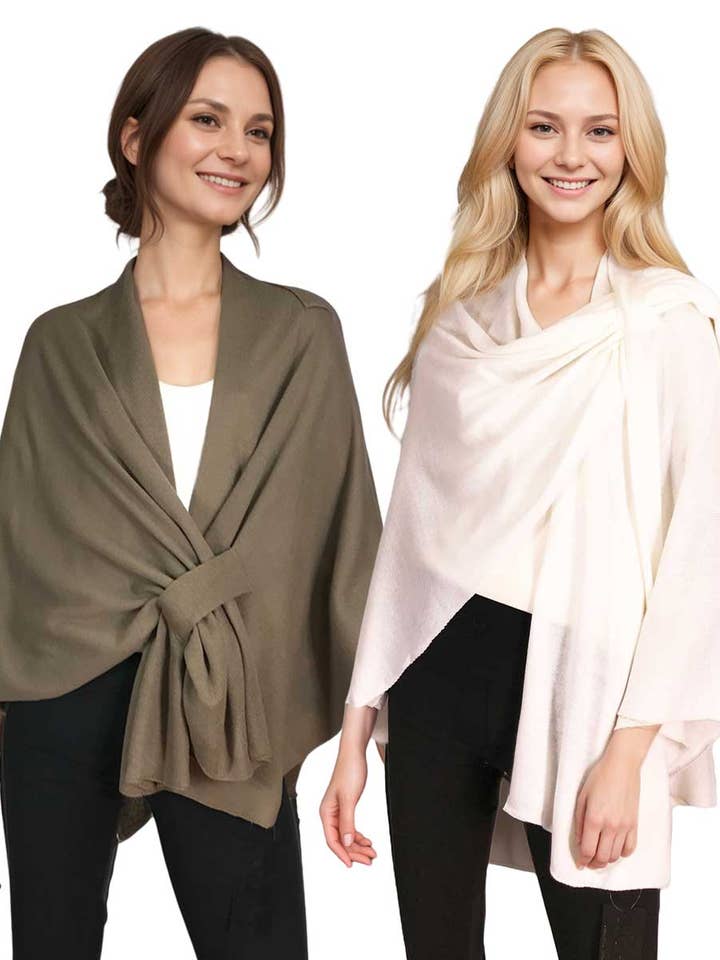 3934
Capa de Doble Lazo
Sensación de Cachemira para venta al por mayor de The Magic Scarf Company