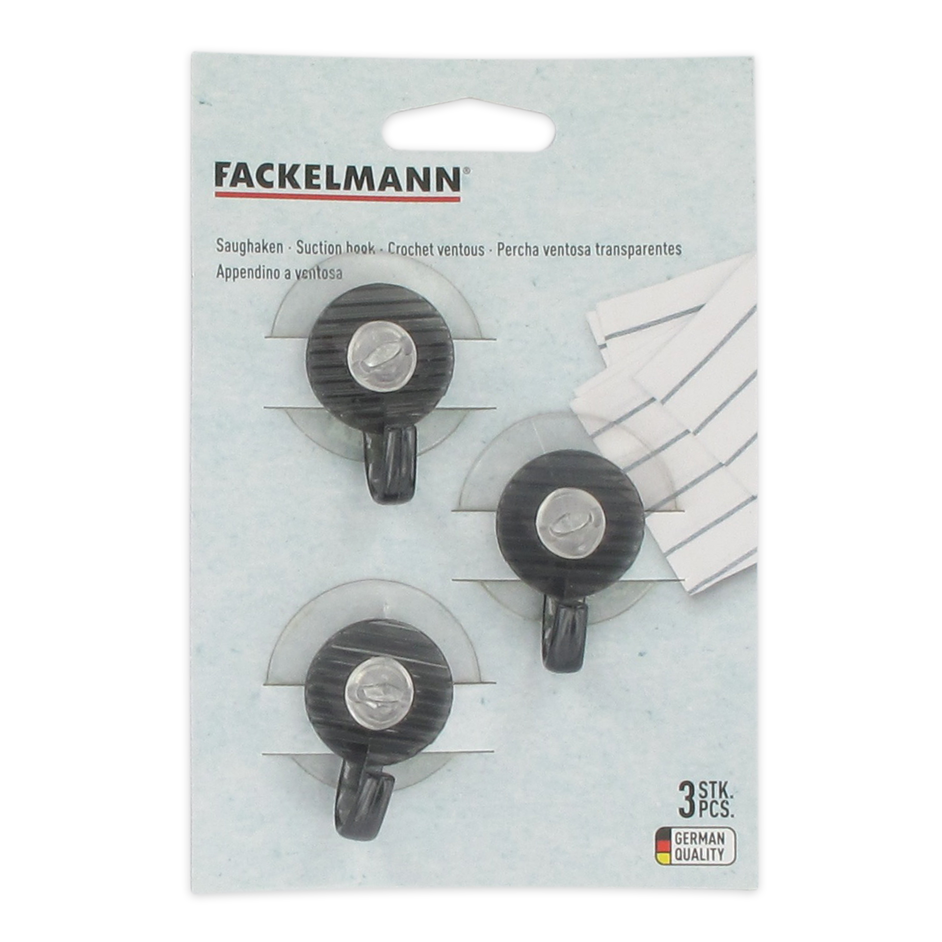 Fackelmann - Wholesale Wall Hook - Fackelmann Tecno Suction Cup Hooks Set of 35