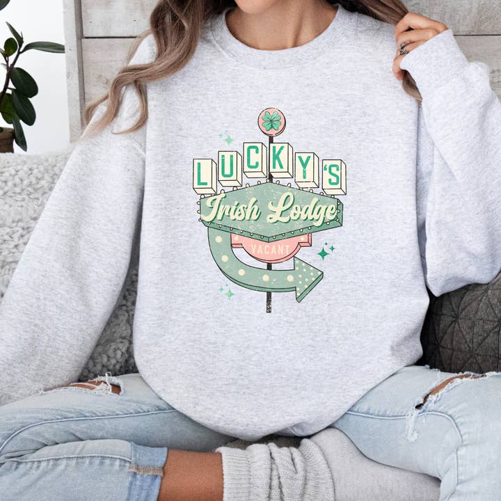 Lucky's Irish Lodge T-shirt/Crewneck for wholesale by Bella Marie Apparel & Co