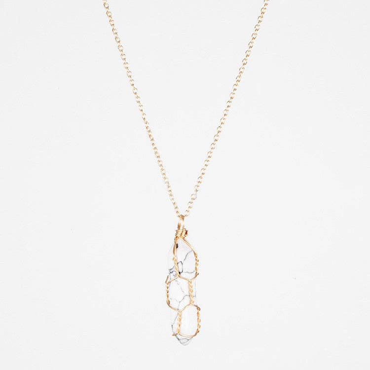 Perimade & Co. LLC – Großhandel Kette mit Anhänger/Charm – Heilkette aus natürlichem Kristall aus rohem Stein aus massivem Kupfer17