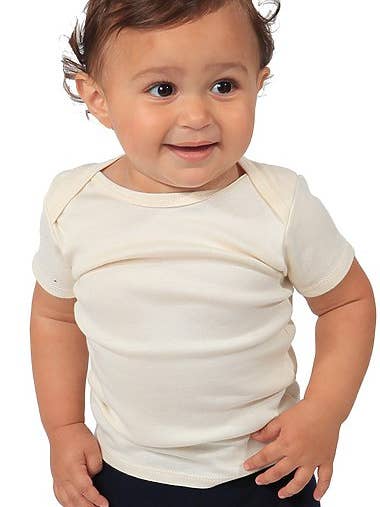 T-shirt Lapover biologique pour bébé pour la vente par Royal Apparel