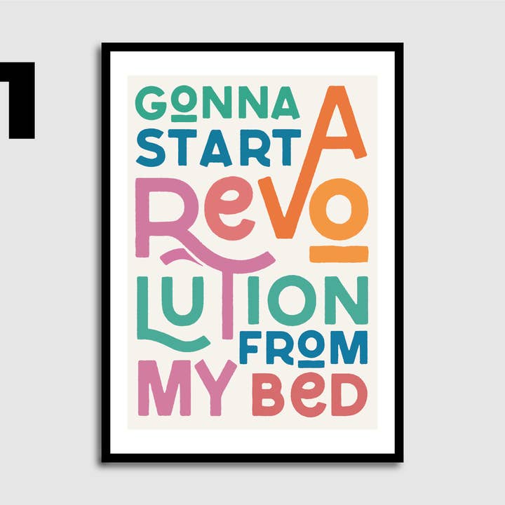 Don't Look in Anger Print for wholesale by Blank Wall Alt