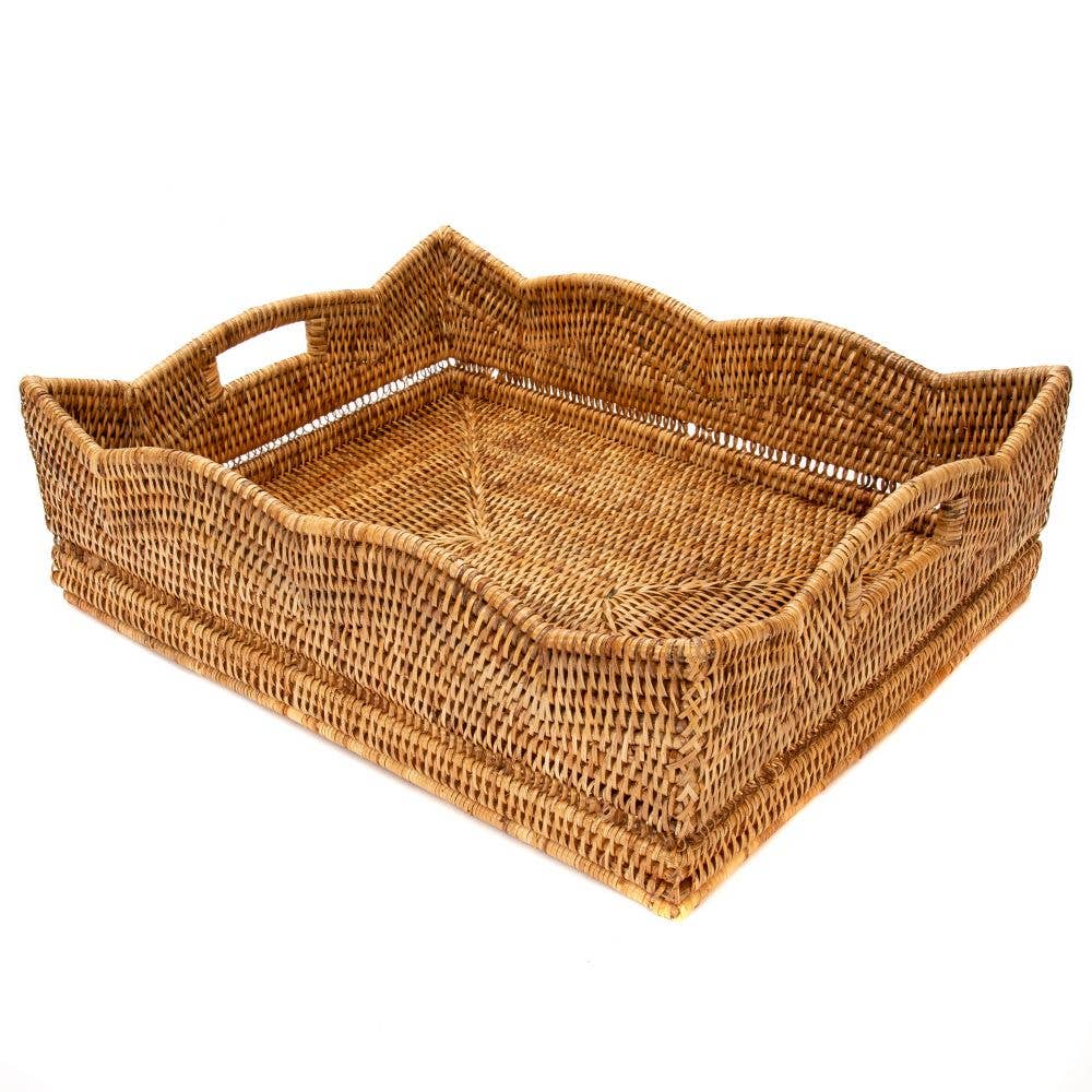 Artifacts Trading Company – Engroshandel Kurv – Rattan Kurv – Rektangulær Kammusling Stil0