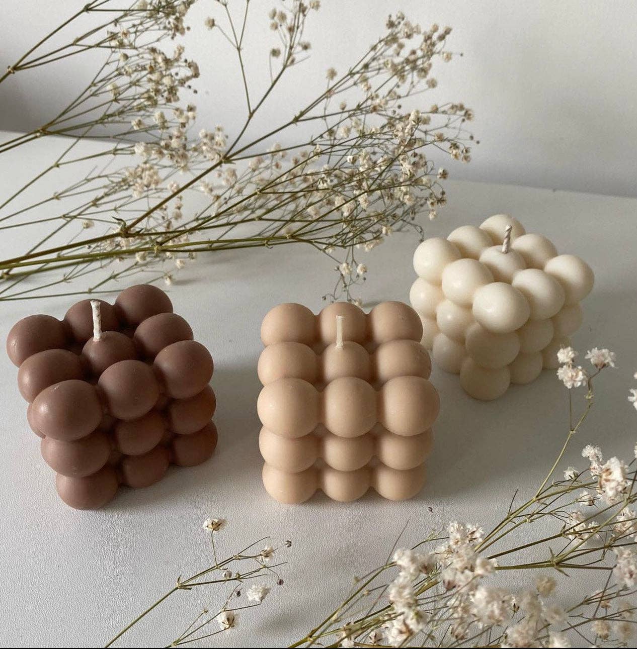 Aristocrat Creation – wholesale Prydnadsljus – Bubbelformat soja handhällt ljus3