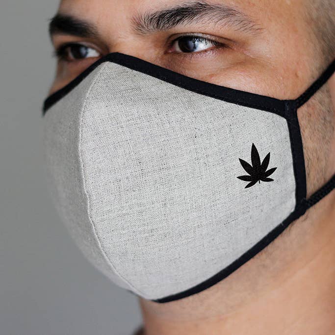 Organic Hemp Fabric Face Masks for wholesale by Bean Products