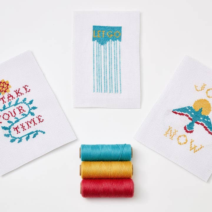 Zollie - Wholesale DIY Craft Kit - Beginner Cross Stitch Kit - 3 Projects1