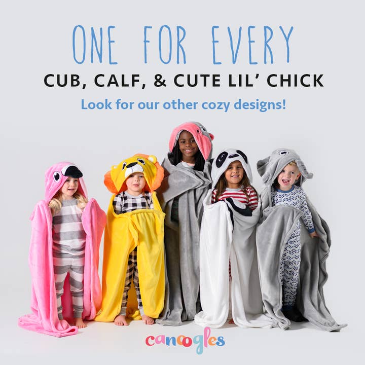 Canoogles - Vente Couverture de lit – enfant et bébé - Couverture à capuche Dino Violet5