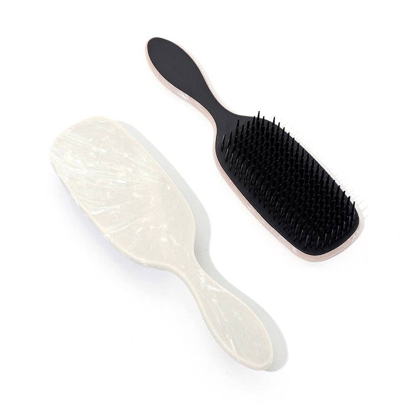 Dipped Shop – wholesale Hair brush/comb – Marbled Handle Massage Air Cushion Comb DPHC272