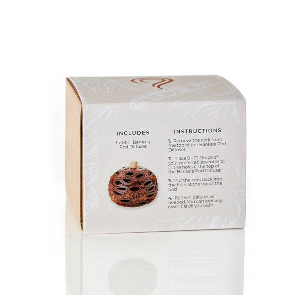 Australian Wholesale Oils - Wholesale Reed diffuser - Mini Banksia Pod Diffuser4