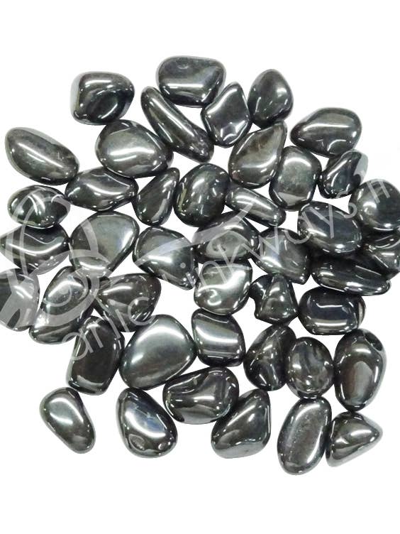 TUMBLED STONES - HEMATITE 20-30 MM (KG) for wholesale by Oceanic Linkways Inc