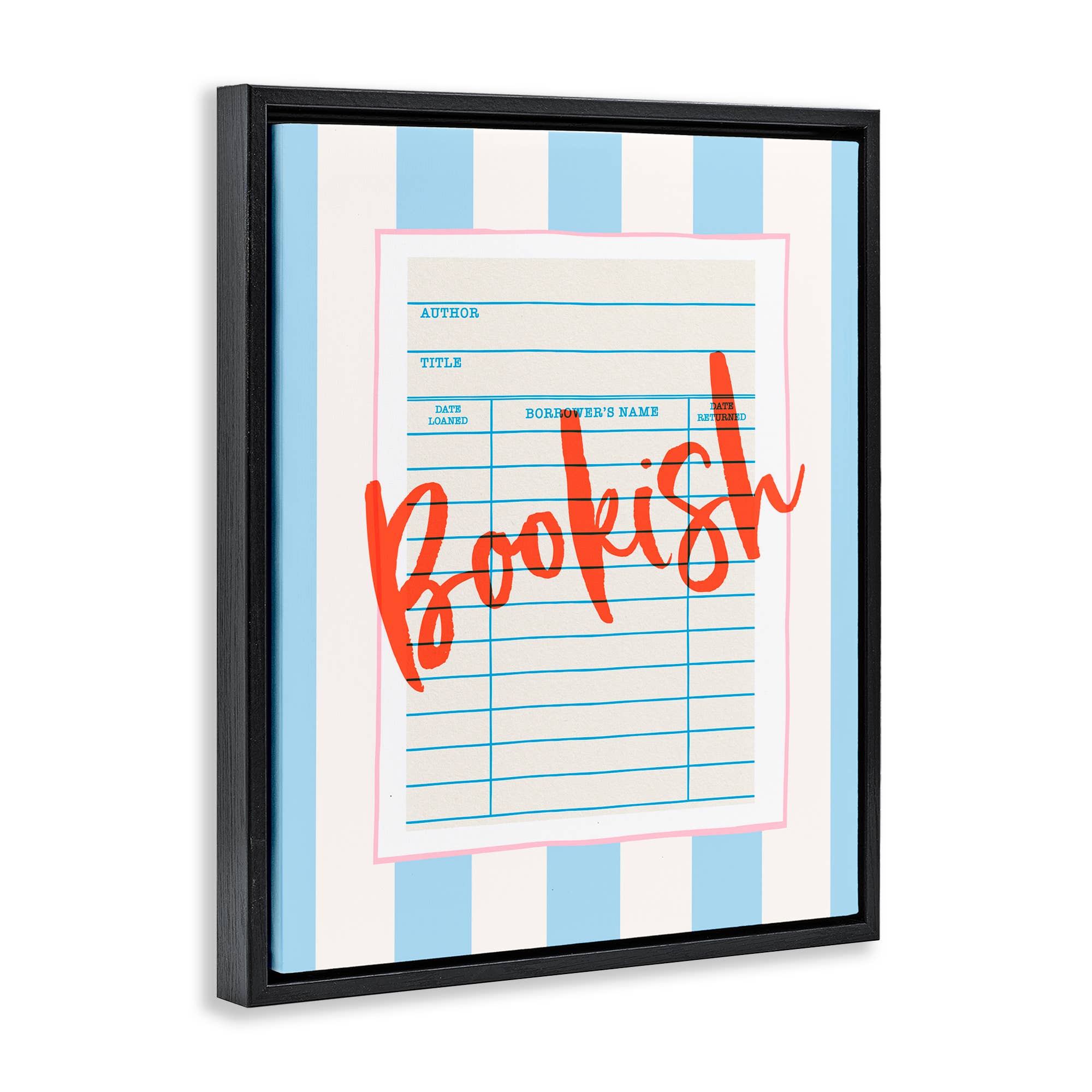 Stupell Industries - Wholesale Wall Sign - Bookish Library Card - Framed Wall Art19