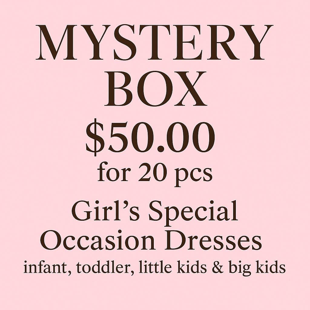 iGirlDress - Wholesale Dress – Kids - Mystery Box – Girl’s Dresses (20 Pieces)