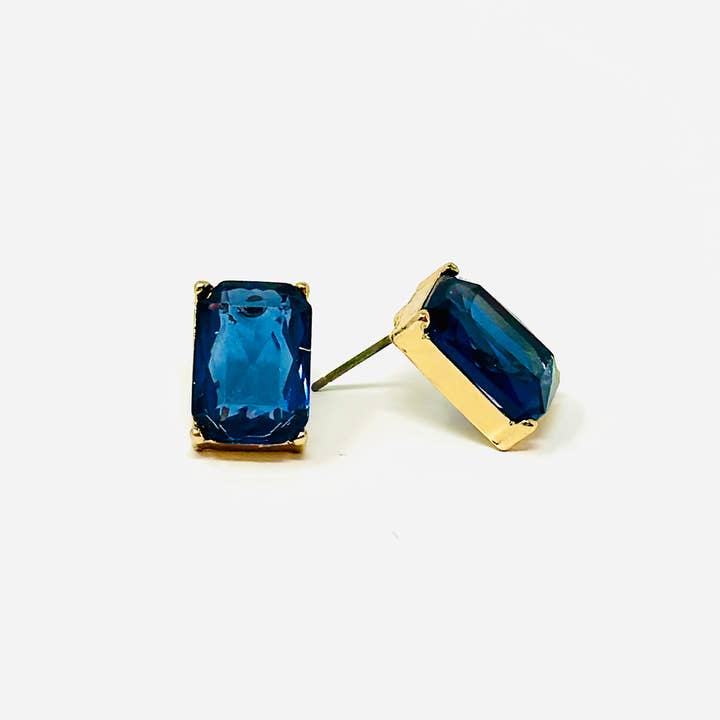 Fornash - Wholesale Stud/Post Earrings - Rectangle Evelyn Earrings