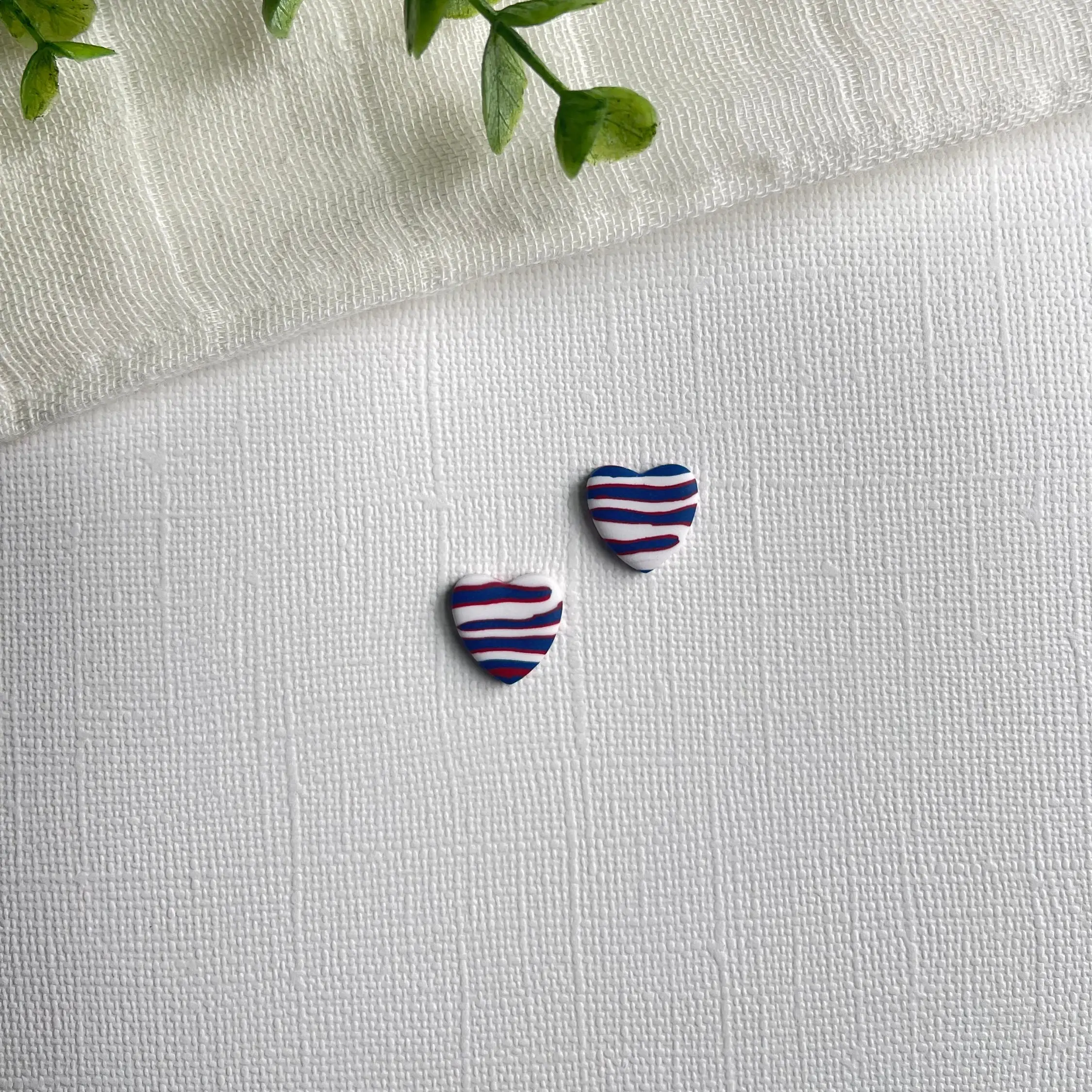 LeiClayCo - Wholesale Stud/Post Earrings - Buffalo Bills stud earrings, football earrings1