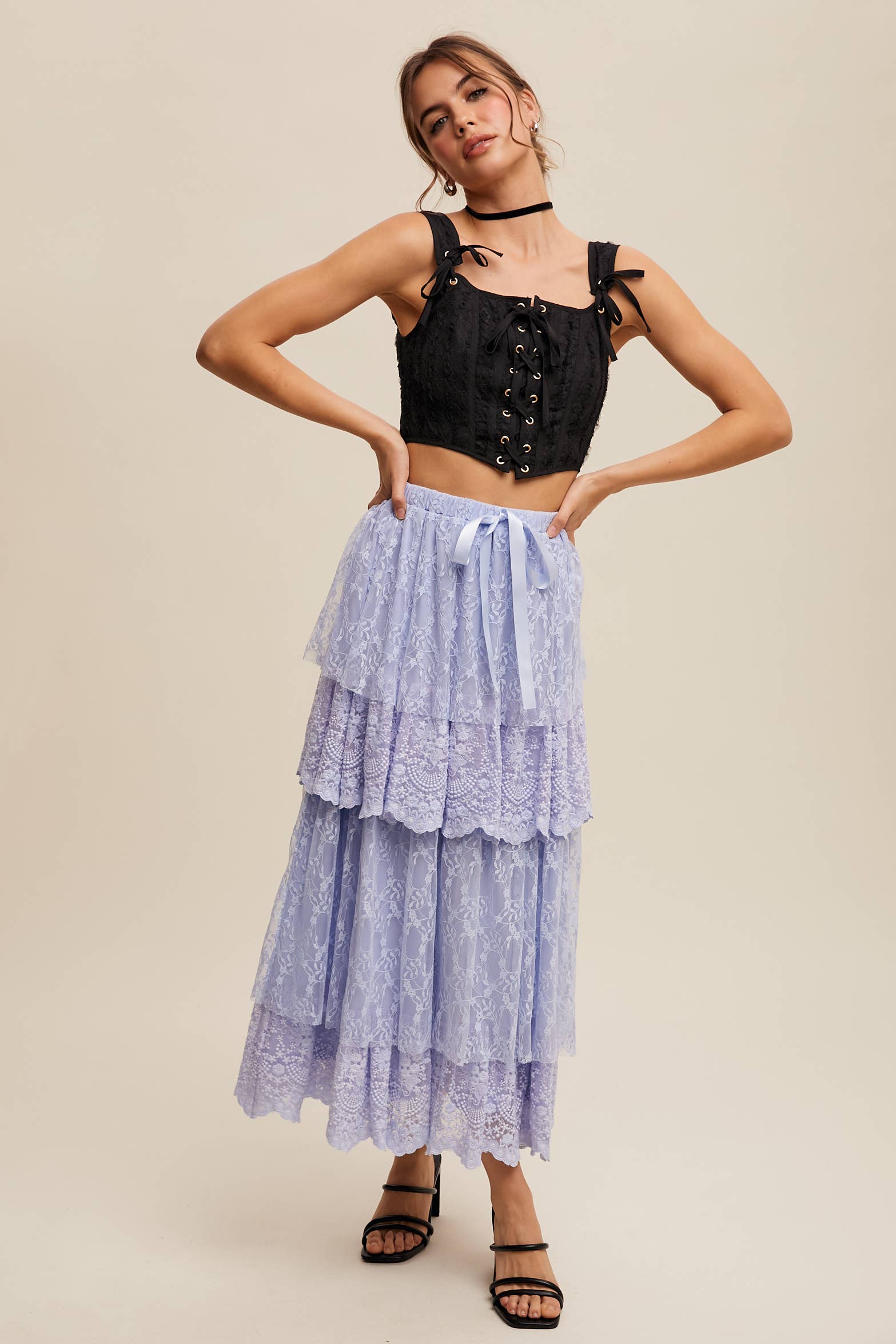 Listicle - Wholesale Korset - Dames - Vetersluiting Corset Crop Top8