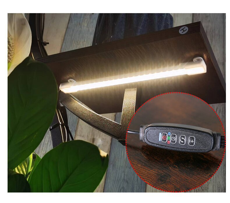 39F Inc. – Großhandel Blumentopfständer – 8-stufiger Pflanzenständer mit Wachstumslichtern, 155 cm hoch, Metall, Schwarz5