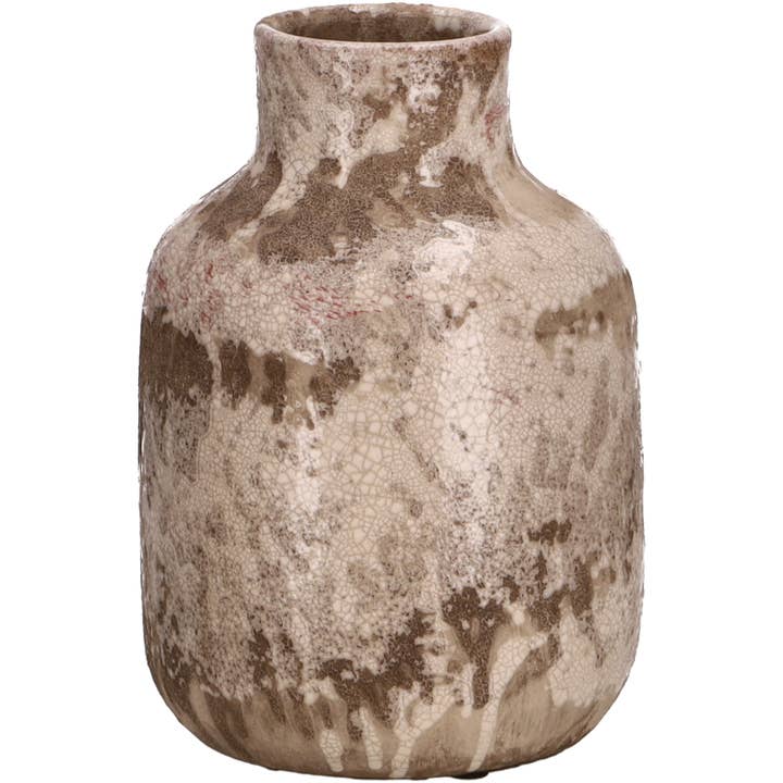 Vaso in ceramica Panna, D21cm, H30cm, Bianco Rustico per la vendita all'ingrosso da parte di Vosteen