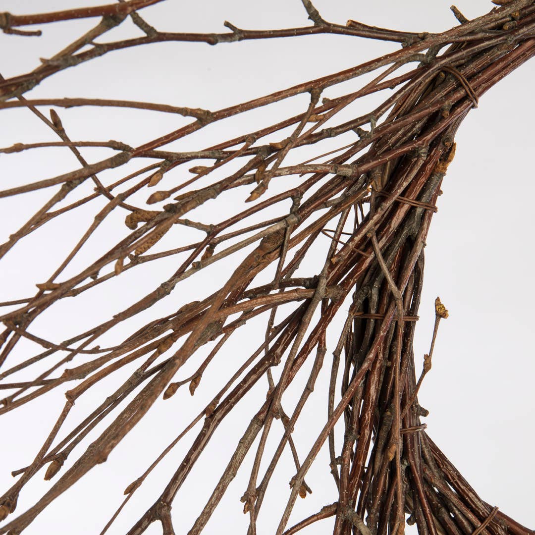 Willow Group - Wholesale Wreath - 24" Twig Wall and Door Natural Wreath2