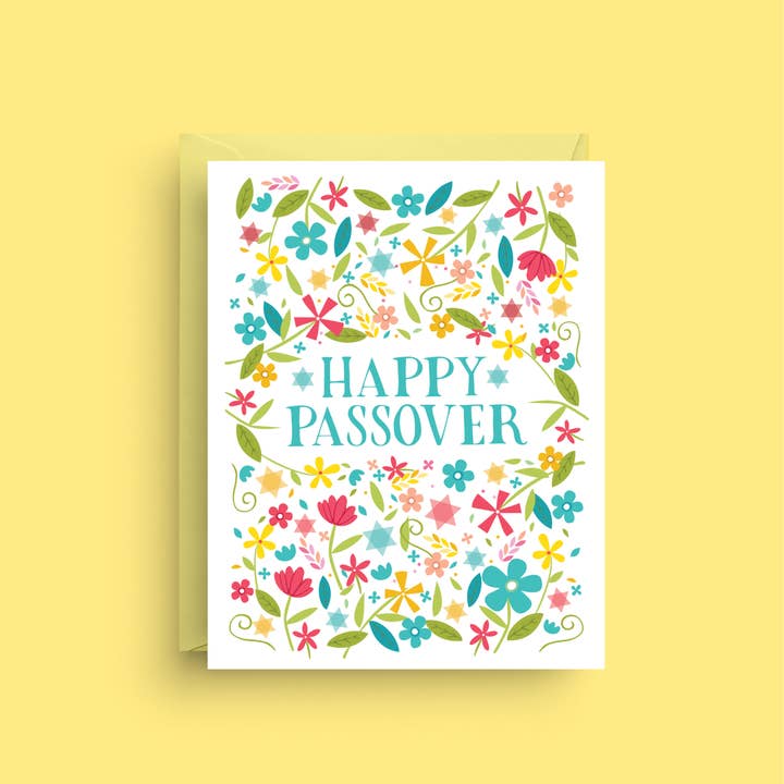 Nicole Marie Paperie – wholesale Passover card – Passover Holiday Greeting Cards- Happy Passover Boxed Set 1
