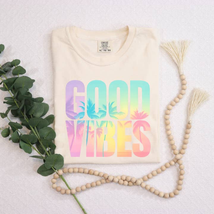 Gute Vibes - DTF-Transfers für den Großhandel von Sassy and Sublime