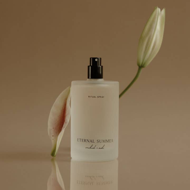 Orchid + Ash – Spray de quarto e roupa por atacado – Lírio Stargazer + Pinho do Oceano | Spray Ritual VERÃO ETERNO0