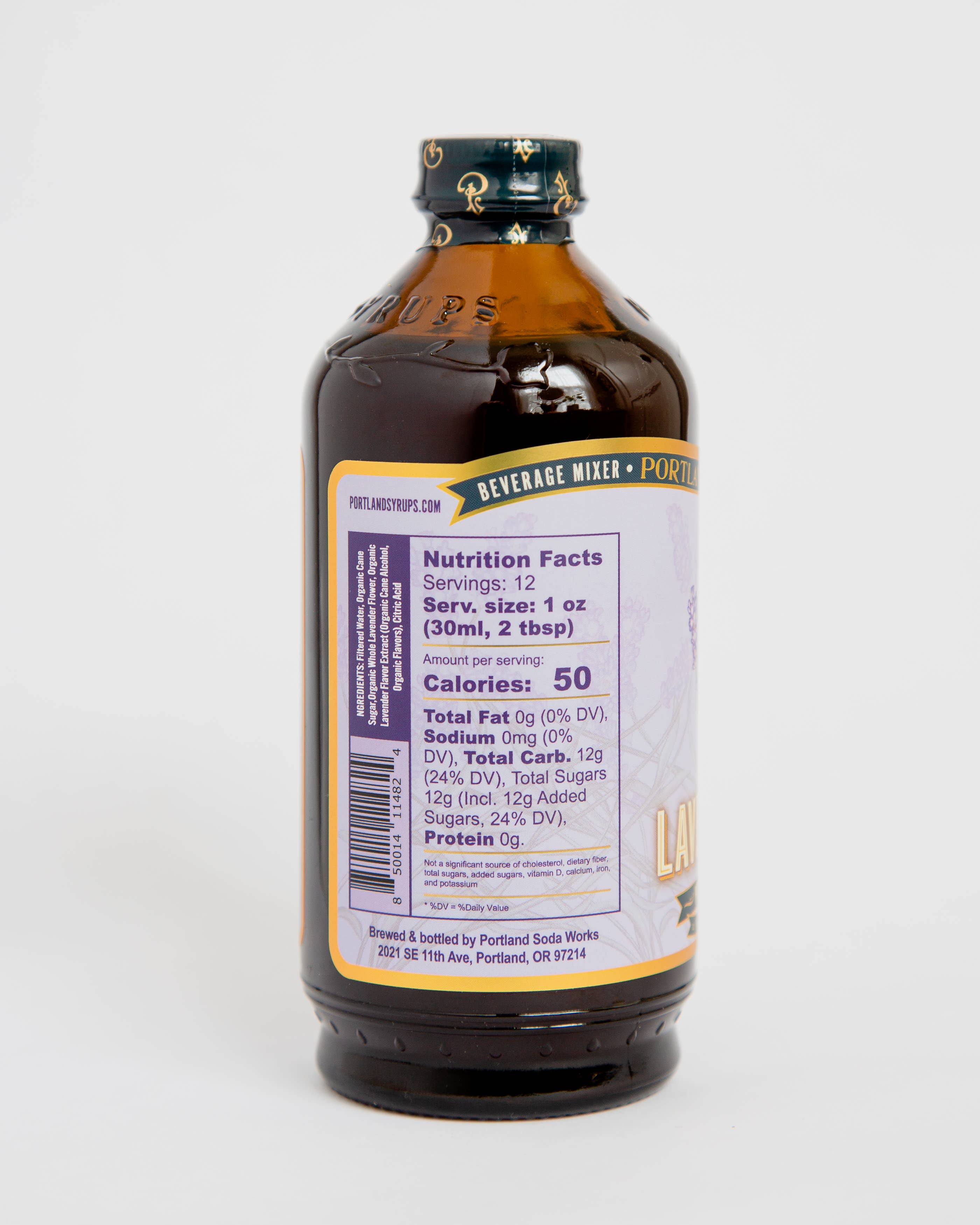 Portland Syrups - Vendita all'ingrosso Mix/sciroppo per cocktail - Sciroppo alla lavanda 12 once - miscelatore per bevande analcoliche e cocktail8