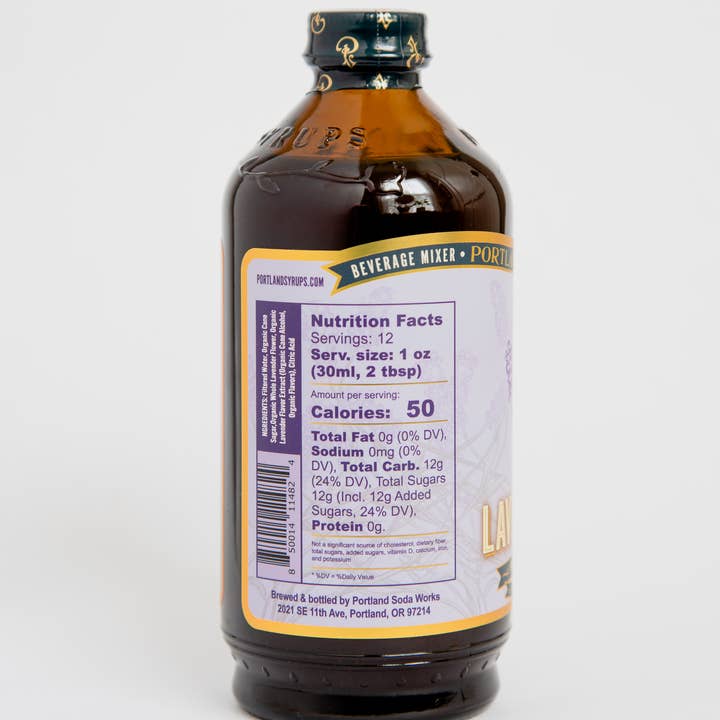 Portland Syrups - Vendita all'ingrosso Mix/sciroppo per cocktail - Sciroppo alla lavanda 12 once - miscelatore per bevande analcoliche e cocktail8