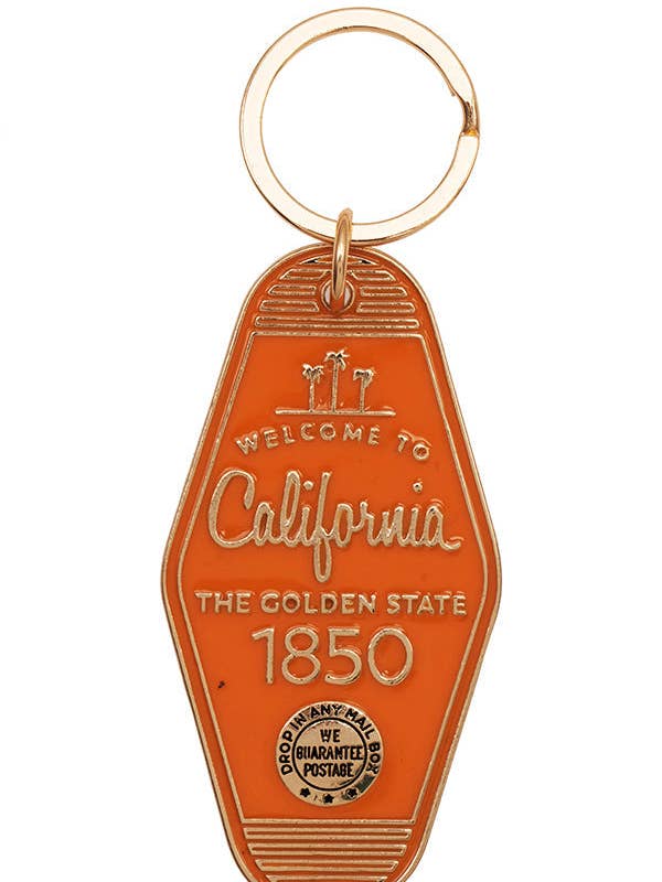 PORTE-CLÉS DE L'ÉTAT DE CALIFORNIE pour la vente par Andrea Bijoux