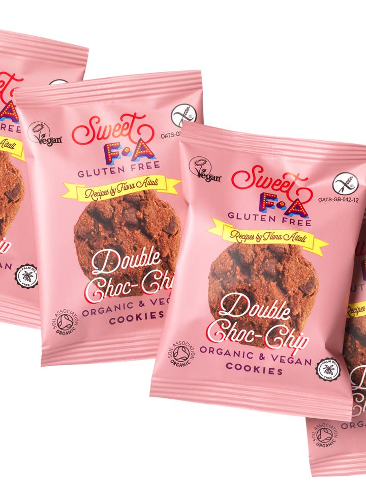 Sweet FA – Double Choc Chip 2 pack for wholesale by Island Bakery Organics