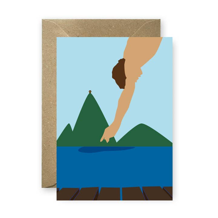 Linienwerk - Wholesale Postcard - Postkarte TAUCH EIN!0