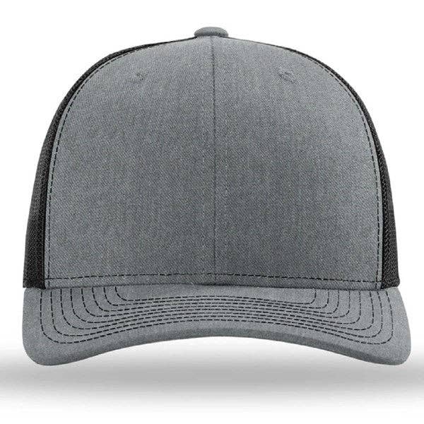 Kodiak Wholesale - Wholesale Trucker Hat - Unisex - Richardson 112 Snapback Trucker Cap - Custom Leather Patch H37