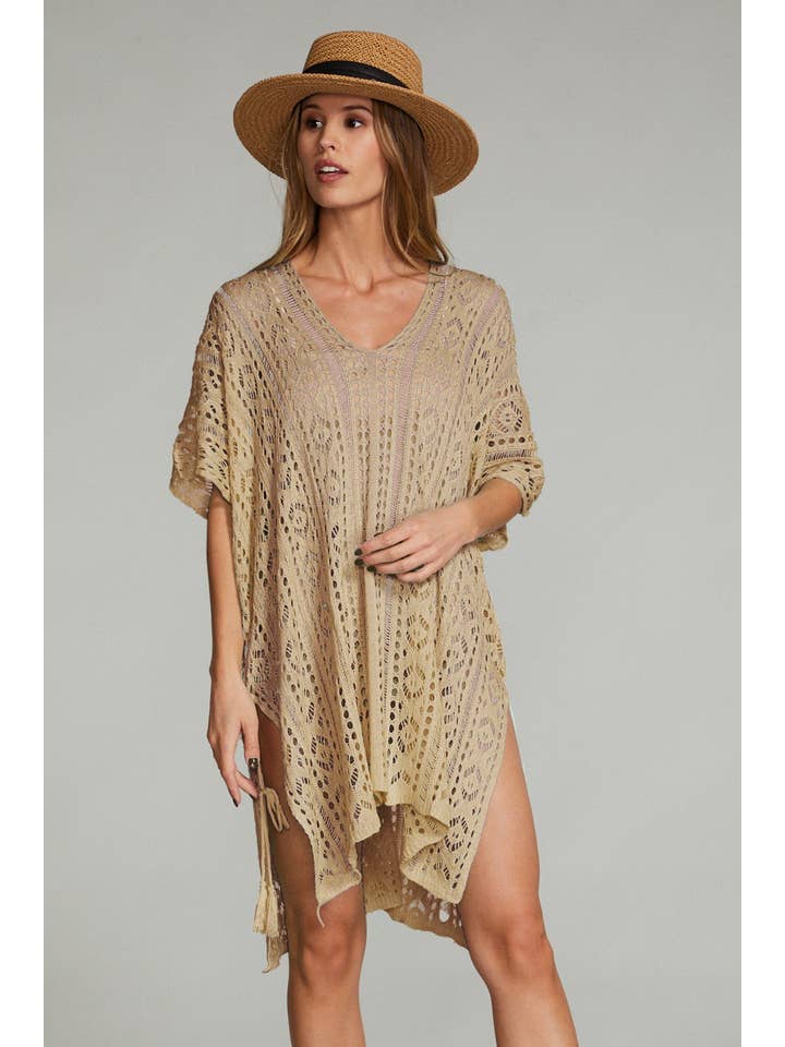 Miss Sparkling - Wholesale Swim Cover Up - Women's - Crochet Swim Cover-Up