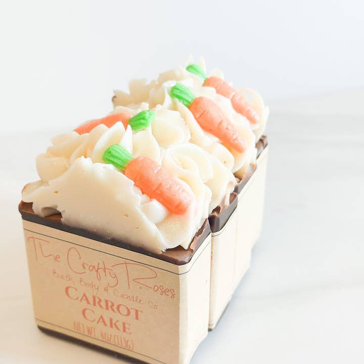 The Crafty Roses - Wholesale Bar Soap - New! Carrot Cake Soap Bar3